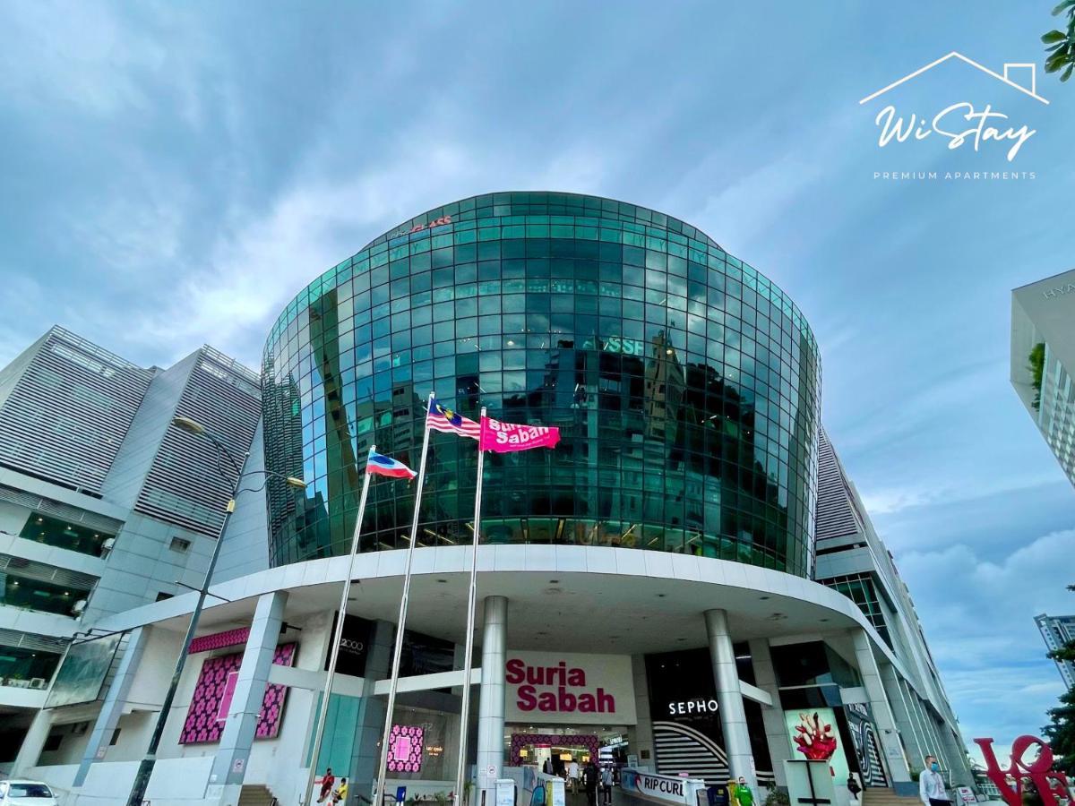 Wistay 4-5Pax Premium Apartment Kk City Center Kota Kinabalu Eksteriør bilde