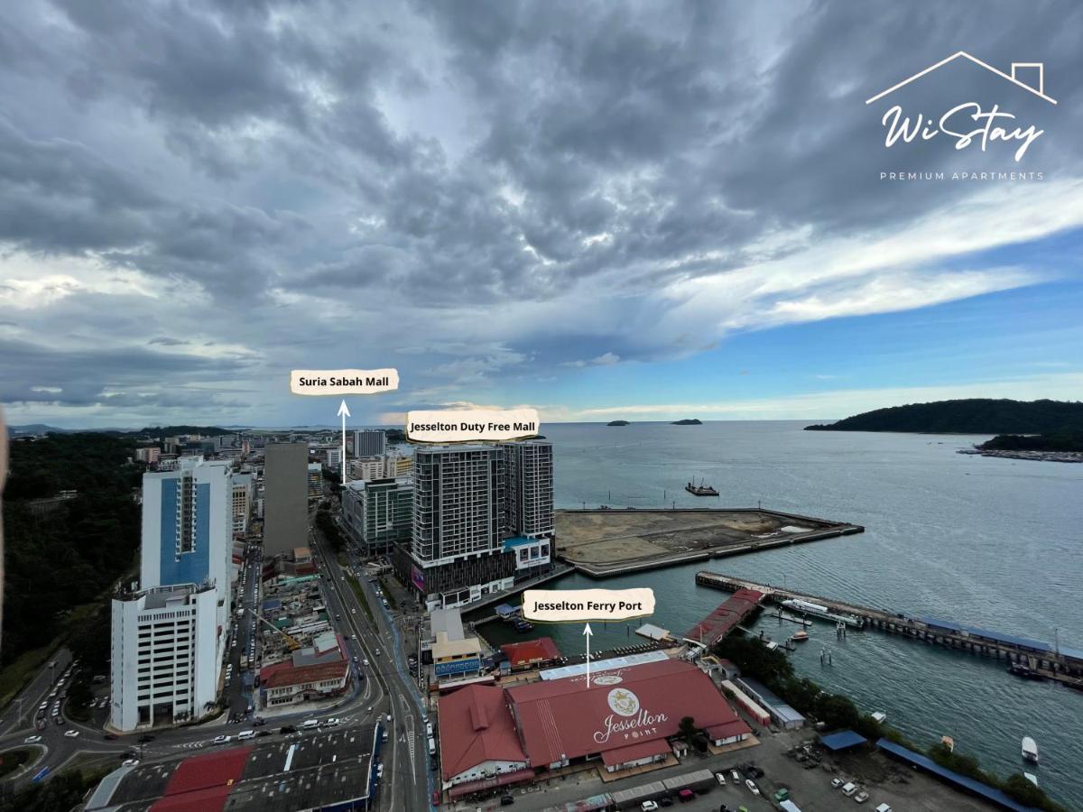 Wistay 4-5Pax Premium Apartment Kk City Center Kota Kinabalu Eksteriør bilde